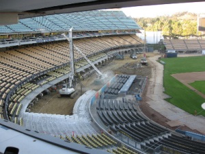 Dodger Stadium getting it's much needed Make over.